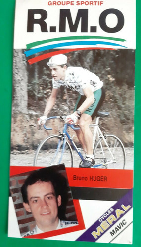 Cyclisme carte cycliste bruno - cycliste,