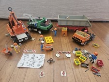 Playmobil Vintage travaux public 3472 3203 3141 Chantier Annees 80