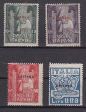 RF25428/ ITALIAN ERITREA – SASSONE # 65 / 68 MINT MNH – CV 245 $