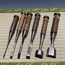 Burin japonais OIRE TATAKI NOMI #270 Lot de 6 sculptures menuiserie bois sculpté