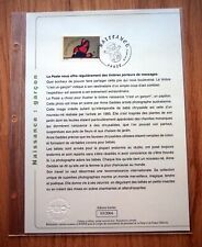Timbre 2004 document philatélique  _ ANNE GEDDES naissance garçon papillon