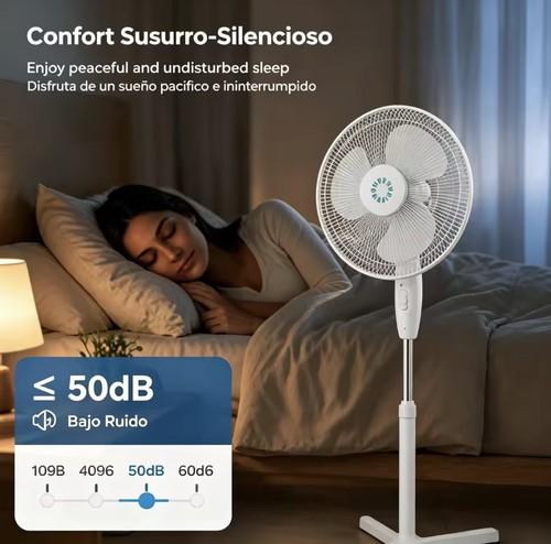 Ventilateur sur pied oscillant