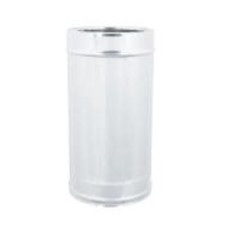 TUYAU ISOLÉ POUR CONDUIT DE FUMÉE MM 500 INOX 316 DIAMÈTRE 80 130 DOUBLE PAROI