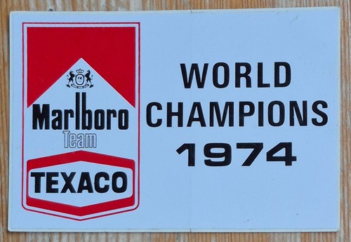 Vintage marlboro team sticker - team,