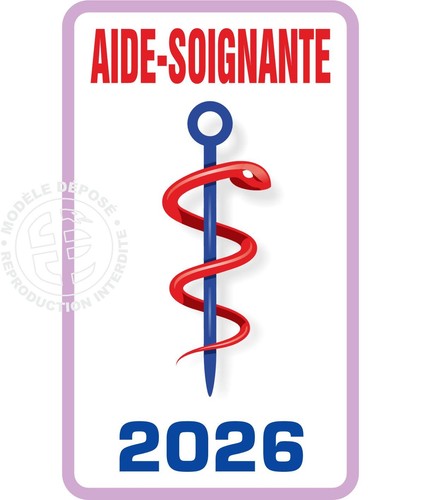 Caducée aide soignante 2026 - caducée,