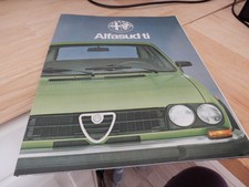 brochure automobile alfa roméo alfasud ti , catalogue automobile ,