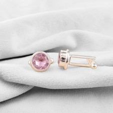 Morganite naturelle argent 925
