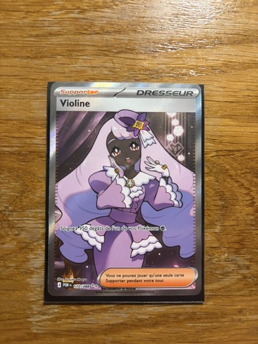 Carte pokémon violine - carte,