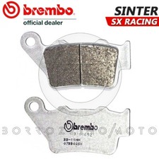 PLAQUETTES DE FREIN Arrière BREMBO Sinter Racing Offroad Husqvarna Te E 410 2001