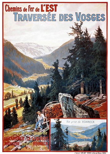 Affiche chemin fer - fer,