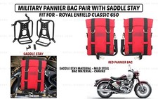 Sacoche militaire rouge "paire