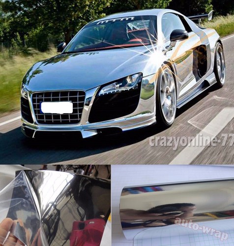 Glossy chrome foil film - glossy,