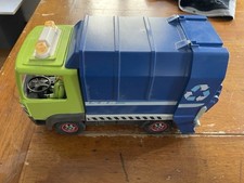 PLAYMOBIL (R5131) EBOUEURS - Camion Poubelle Vert & Bleu City Service 6110