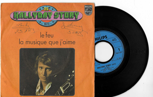 45tours hallyday story - -,