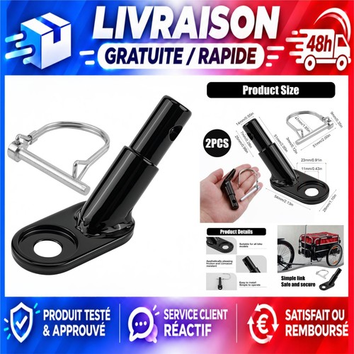 Attache remorque vélo - attache,