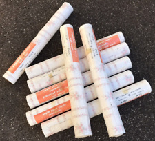 LOT 8 ROULEAUX tapisserie VINTAGE made FRANCE papiers peints vynile FLEURS ROSE