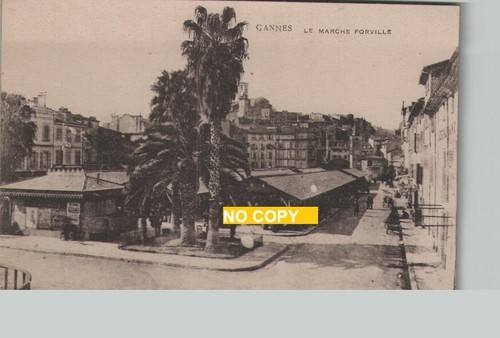 Cpa animée cannes marché - cpa, le