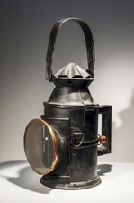 LAMPE LANTERNE ANCIENNE PETROLE BOUGIE CHEMIN DE FER BAHNLAMPE