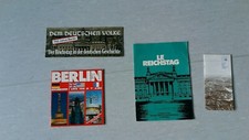 1987 lot 4 brochures guides BERLIN  RFA  allemagne avant chute du mur-free port!