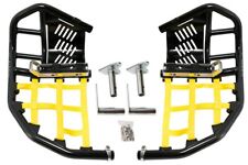 Yamaha Raptor 700 Nerf Bars Pro Peg Heel Guards Alba Racing Blk Yel 197 T7 BY