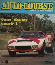 AUTO COURSE 9 1973 LANCIA STRATOS RENAULT DAUPHINE PROTO COURSE DE COTE