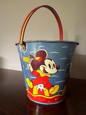 seau de plage tôle mickey disney