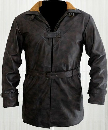 Manteau veste cuir - veste,