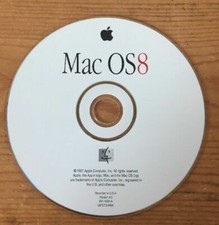 Vintage 1997 Mac OS 8 v8.0 Macintosh Software Install Installation Disc CD