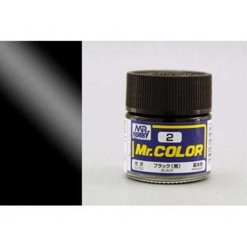 Hobby gunze c002 - hobby/gunze noir, (10ml)