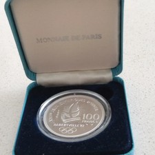 PIECE ARGENT 100 FRANCS 1990