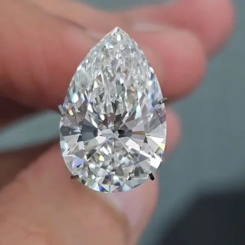 Moissanite poire d - 4,3,