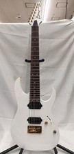 Guitare électrique Ibanez 7 cordes RG7421PB blanche d'occasion du Japon...