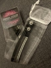 Bracelet Cristal Color Hématite Et Crystal Swarovski Élément 