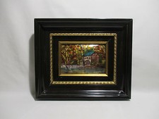 ANCIEN CADRE TABLEAU EMAUX