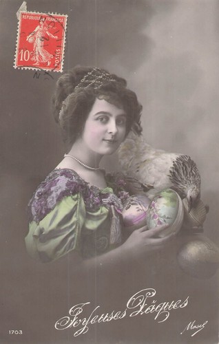 Paques femme elegante - paques,