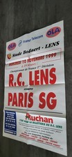 AFFICHE  FOOTBALL  / CHAMPIONNAT  DE FRANCE  1999 /  LENS  CONTRE  P S G.  No  2