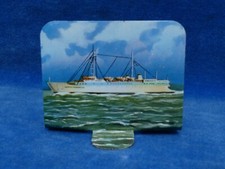 TOP ! PLAQUE METAL Plate - HUILOR ... - LE PRINCESSAN MARGHARETA - BATEAU Boat