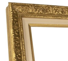 Cadre en bois à la feuille