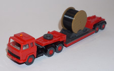 WIKING Magirus-Deutz 232 + remorque surbaissée avec touret de câble (A) HO 1/87