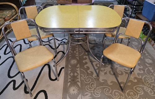 Mcm 1950s yellow formica - mcm,