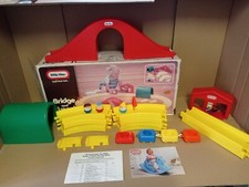 Playset Petit Train Vintage Little Tikes Pont Et Tunnel 0904 Complet