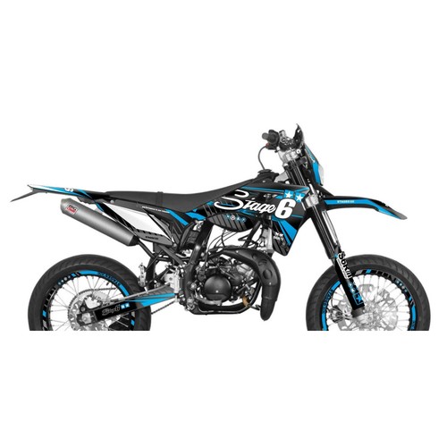 Kit deco stage6 bleu sherco - sherco, se