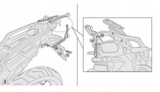PORTE-BAGAGES CENTRAL HONDA