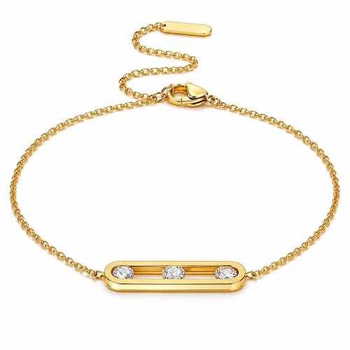 Bracelet chaîne doré - bracelet,