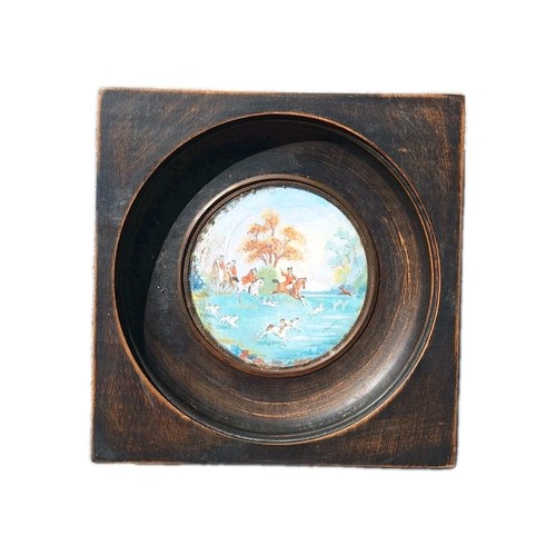 Peinture ancienne miniature - ancienne,