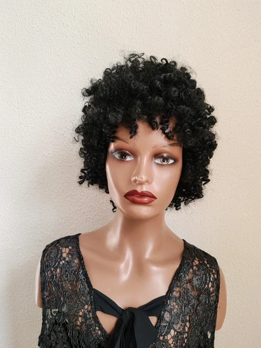 Perruque afro bouclée - , –