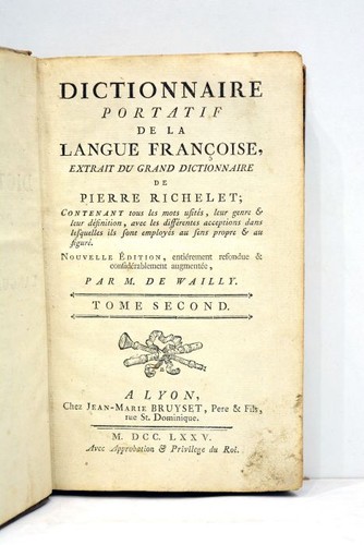 Livre ancien wailly richelet - ancien,