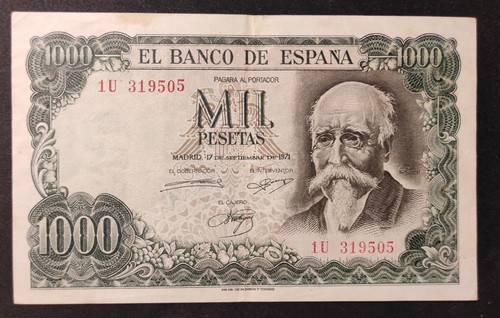Espagne billet 1000 pesetas - de,