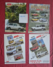 N°21639 / ARO 4x4 dépliant + 3 prospectus couleur en français
