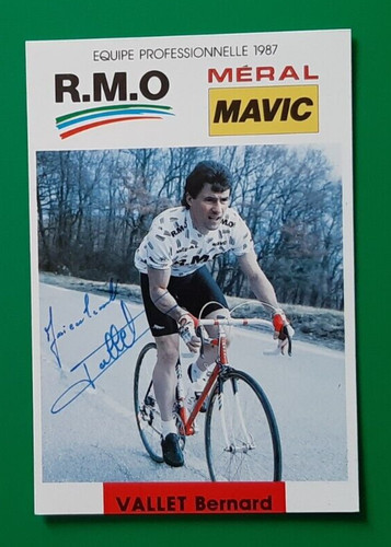Cyclisme carte cycliste vallet - cyclisme,